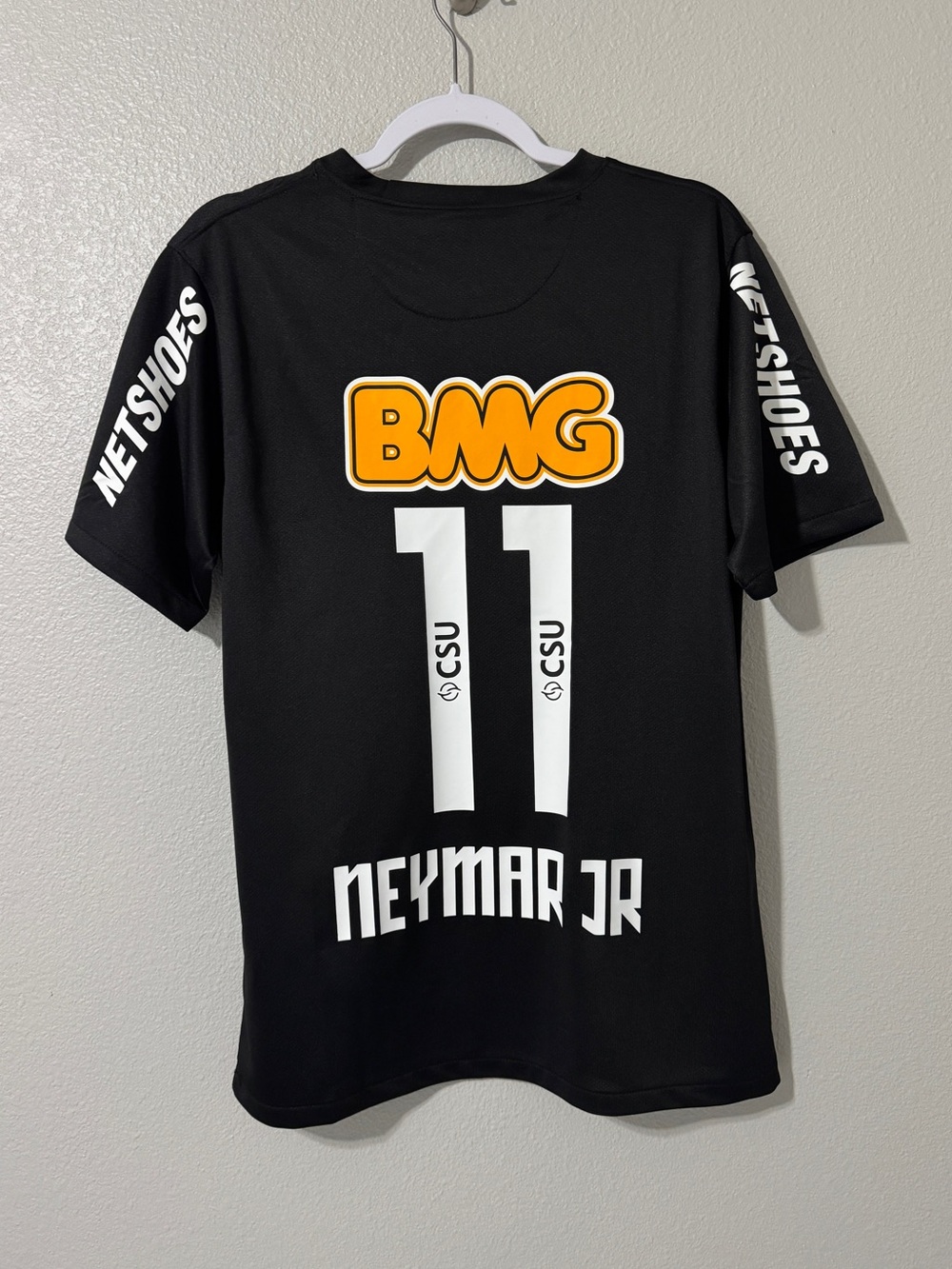 Vintage Santos FC 2011/2012 Neymar black soccer jersey